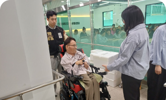 우리이웃장애인자립생활센터에서 진행하는 선택사업 중 하나인 인적ㆍ물적자원개발 사진